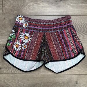 INKnBURN Daisy Performance Lined Running Shorts Multicolor Size 6